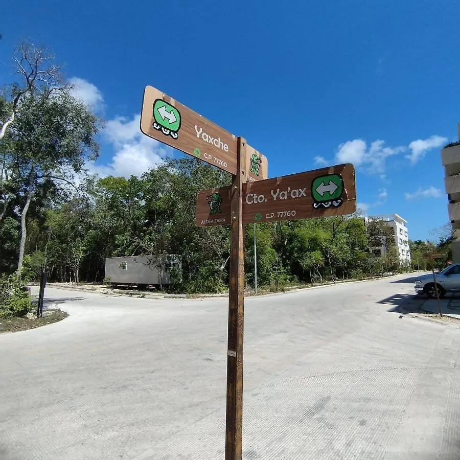 Nuevo Estudio Con Terraza Totalmente Equipado Tulum Aldea Zama Lägenhet
